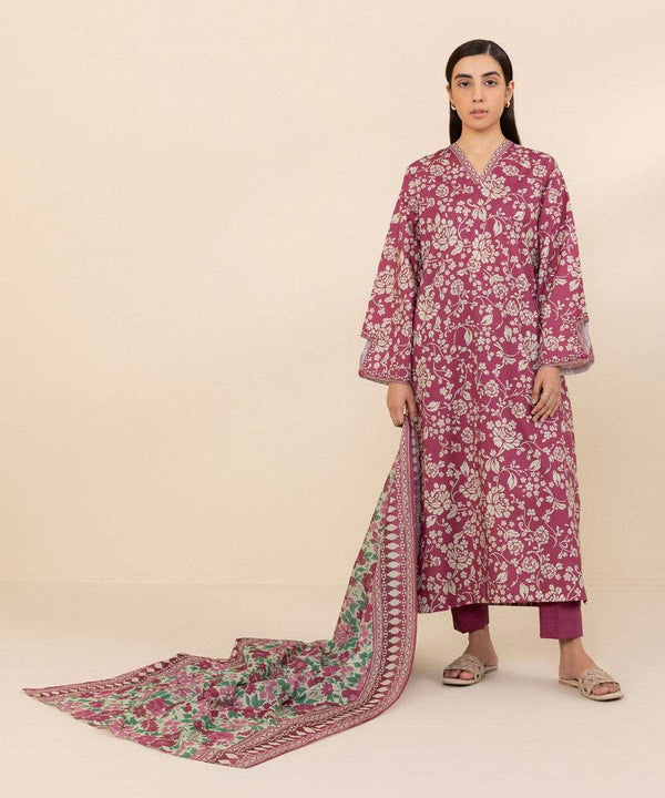 Sapphire 3Pc Linen Unstitched - U3PESG24V2688