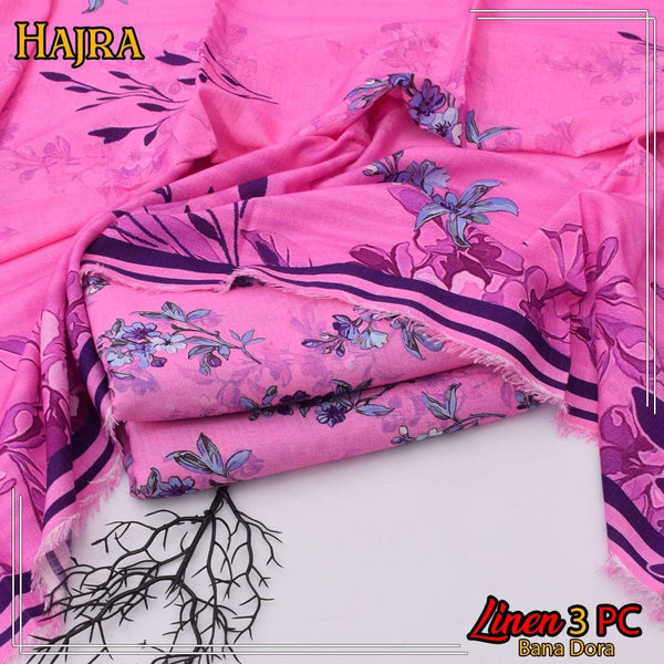 Hajra Linen 3PC Banadora – Winter Suit