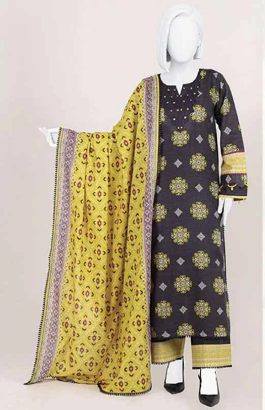 Panjnad By J. | Unstitched 3 Pc Printed Khaddar Collection