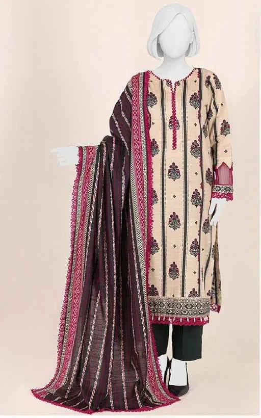 Panjnad By J. | Unstitched 3 Pc Printed Khaddar Collection