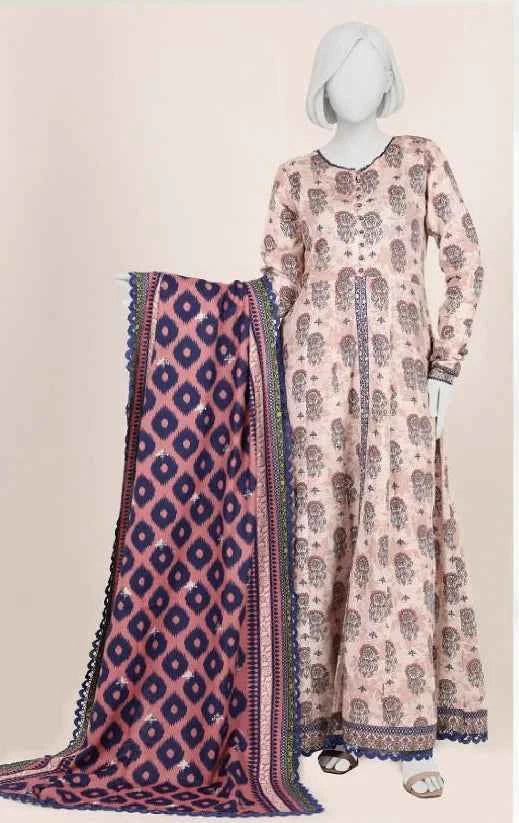 Panjnad By J. | Unstitched 3 Pc Printed Khaddar Collection