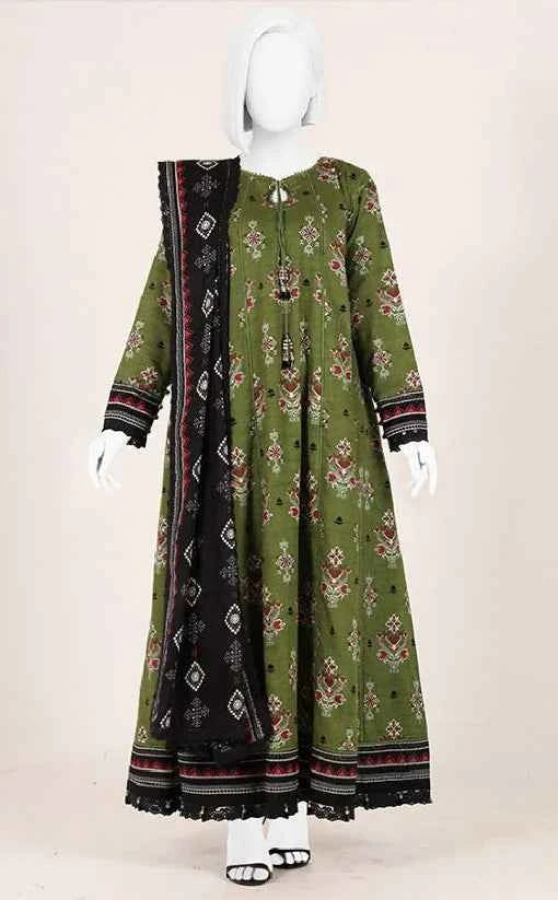 Panjnad By J. | Unstitched 3 Pc Printed Khaddar Collection