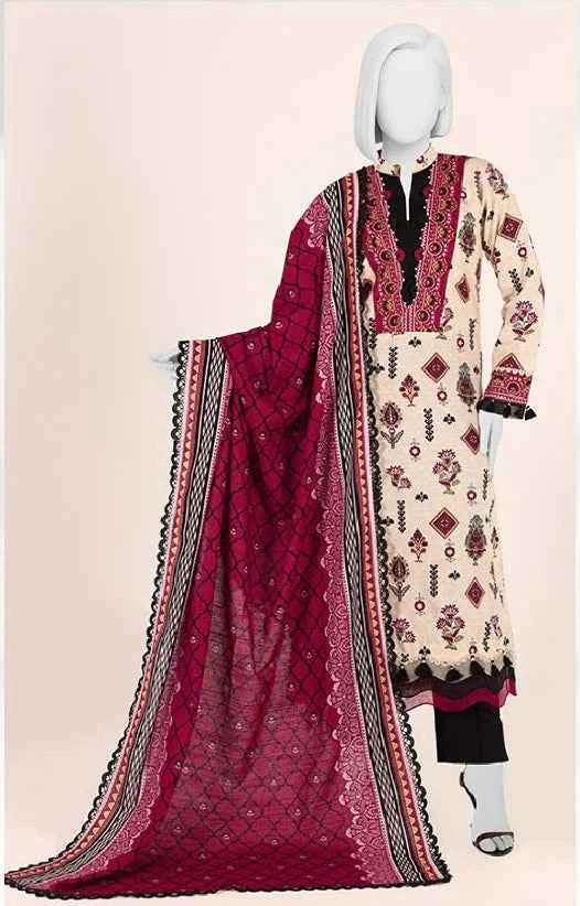 Panjnad By J. | Unstitched 3 Pc Printed Khaddar Collection
