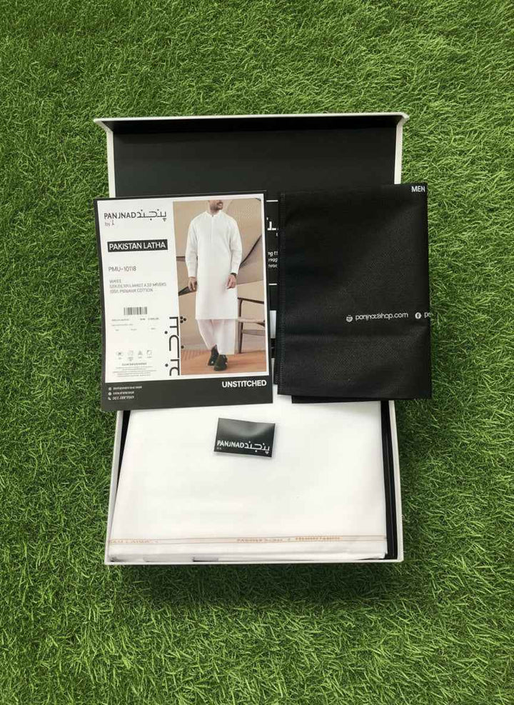 Panjnad By J. White Latha Unstitched Fabric | PMU-10118