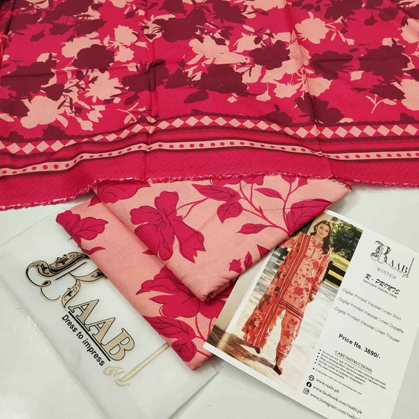 Raabi Winter Exclusive Printed Viscose linen