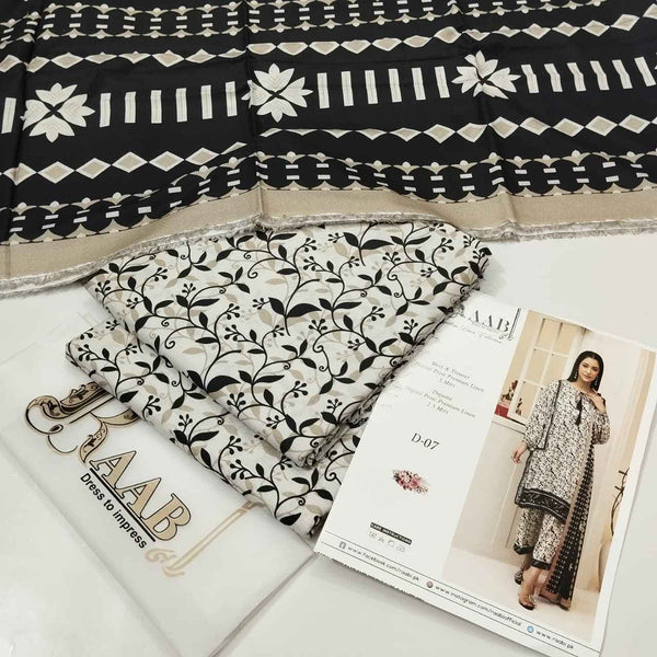 Raabi Winter Exclusive Printed Viscose linen