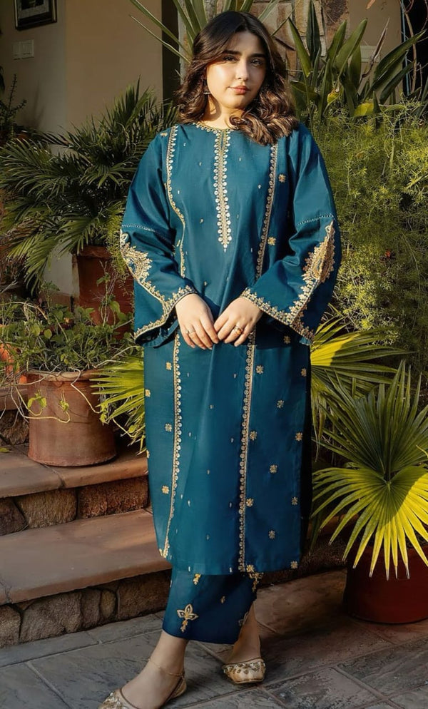 Dhanak 2Pc Embroidery Winter Collection - D#661