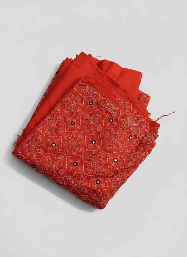 Bareeze 3PC Karandi Suit with Pure Embroidered Dupatta - New Vol 62