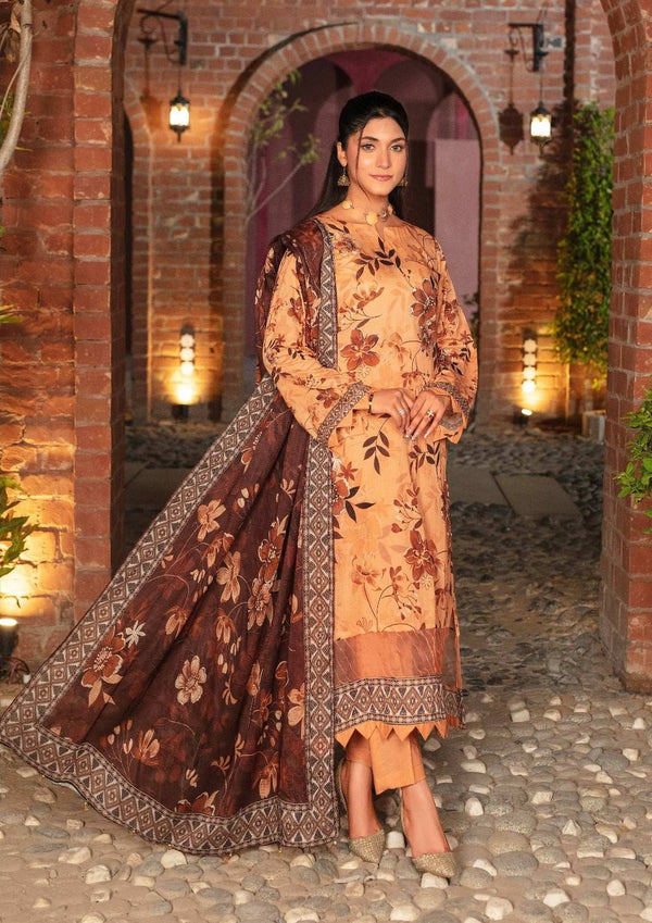 Fabiha by Feroza 3Pc Digital Printed Lawn '25 Collection