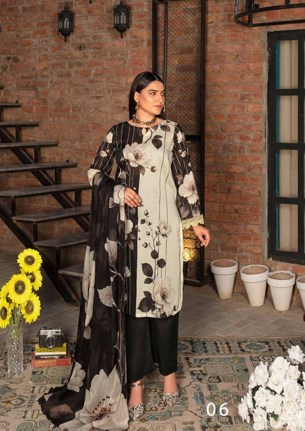 Fabiha by Feroza 3Pc Digital Printed Lawn '25 Collection