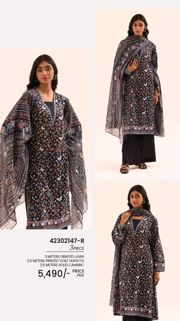 Nishat 3Pc Unstitched Lawn Collection'25 | 42302147-R