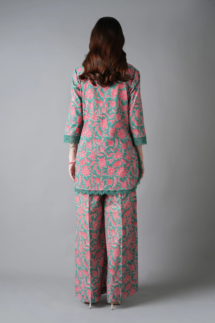 Bareeze 3PC Printed Slub Khaddar - PR2091 - RUBAB CLOSET