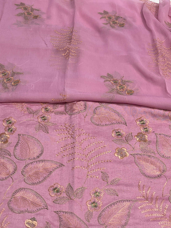 Bareeze 3PC Karandi Suit with Pure Embroidered Dupatta - Vol 53