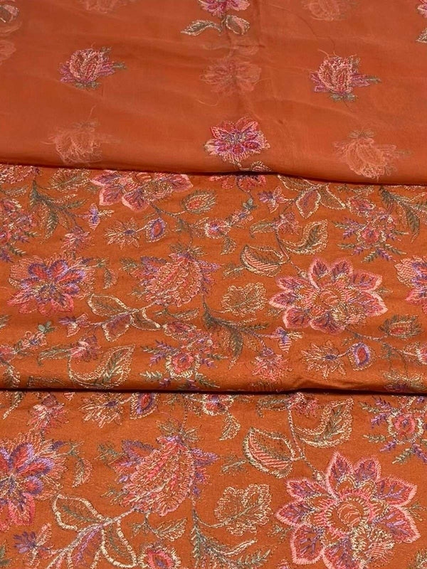 Bareeze 3PC Karandi Suit with Pure Embroidered Dupatta - Vol 53