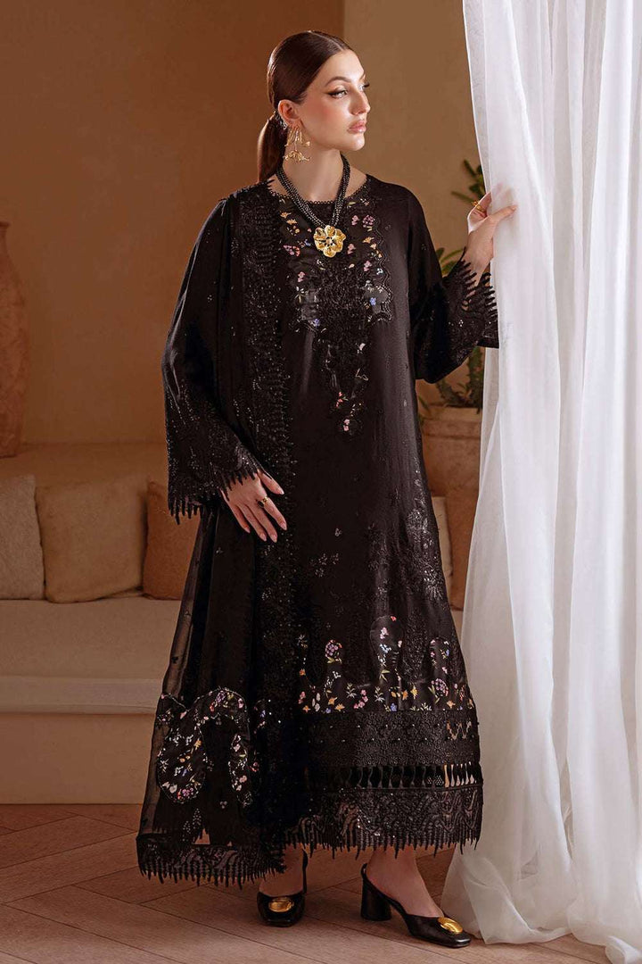 Nureh 3Pc Embroidered Karandi and Stich Embroidered Chiffon Dupatta Suite - NE_174