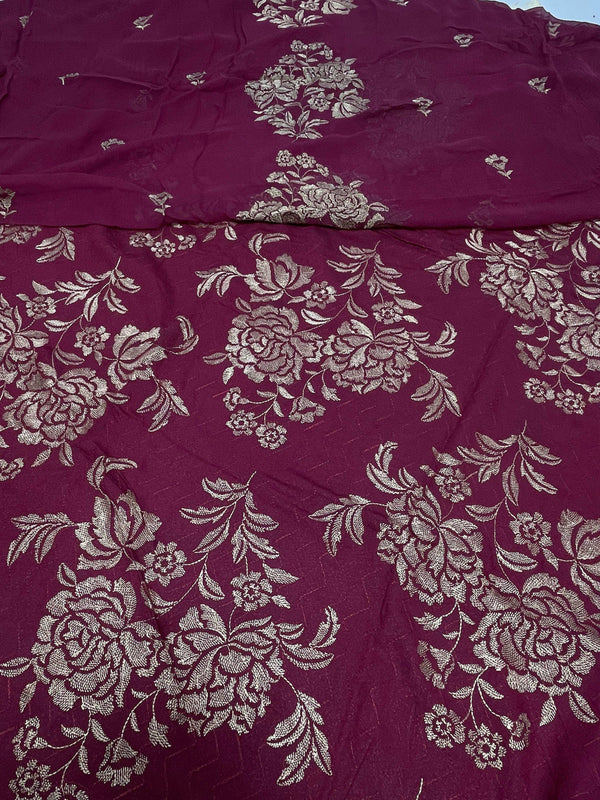 Bareeze 3PC Karandi Suit with Pure Embroidered Dupatta - Vol 53