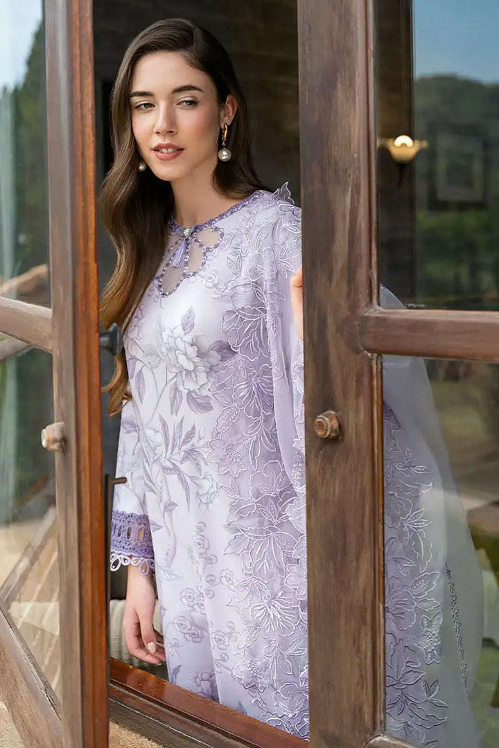 Mushq Embroidered & Printed Lawn 3 Piece Unstitched Dress – 1192
