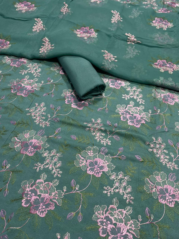 Bareeze 3PC Karandi Suit with Pure Embroidered Dupatta - Vol 53 - RUBAB CLOSET