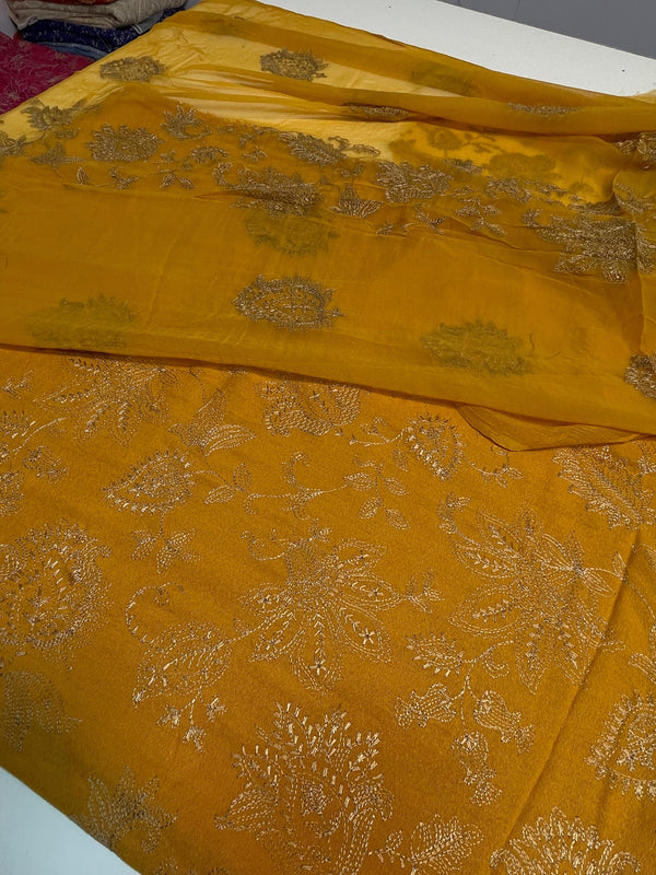 Bareeze 3PC Karandi Suit with Pure Embroidered Dupatta - Vol 53 - RUBAB CLOSET