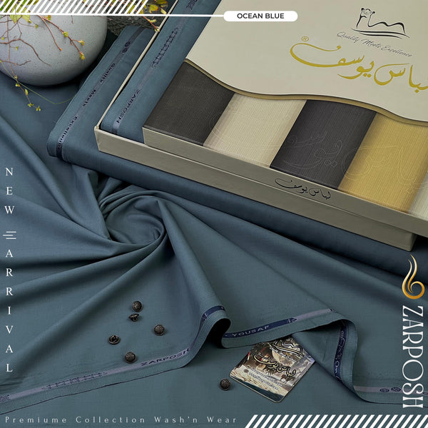Zarposh | Crafted by Libas e Yousaf | Ocean Blue