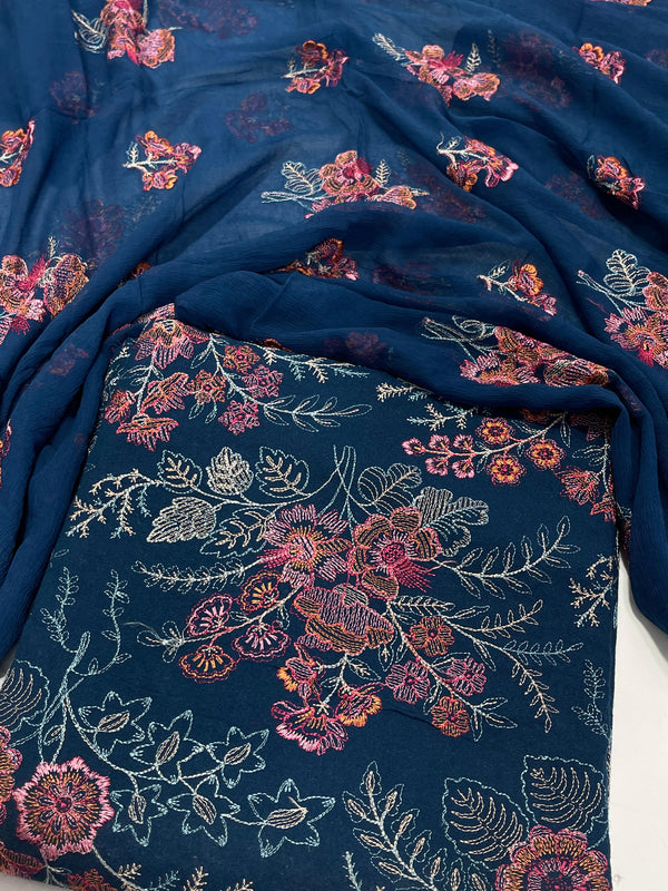 Bareeze 3PC Karandi Suit with Pure Embroidered Dupatta - Vol 53 - RUBAB CLOSET