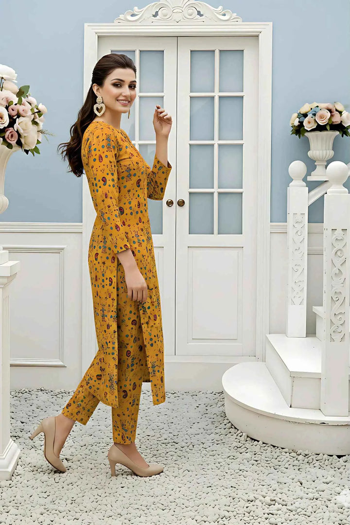 Elegance Unstitched Khaddar 2pc Allover