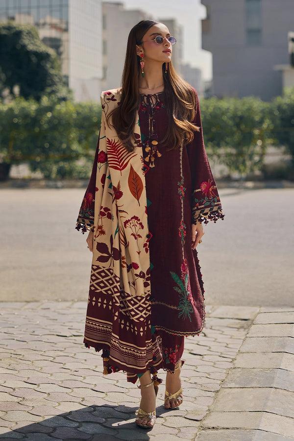 Poshima By Charizma 3-pc Unstitched Wool Shawl Collection PSW5-10